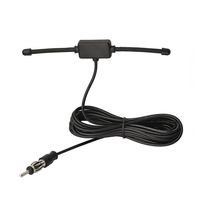Antenne radio FM pour voiture personnalisée en usine, 80-108 MHz, montage adhésif, antenne de récepteur stéréo pour véhicule, câble de 3 m, connecteur DIN