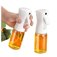 Botella pulverizadora de aceite de oliva y vinagre para cocina, repostería y barbacoa, dispensador de aceite de 220 ml