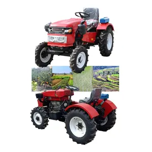 Beautiful 4X4 Mini 20HP Tractor Garden Gear Drive 6 + 1 Assembly Of Chang Chai Engine 4 Wheel Small Tractor