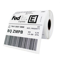 Étiquettes thermiques directes personnalisées 4 x 6 pouces (4*3 pouces) 2000 pièces/rouleau, autocollantes en papier pour imprimante d'étiquettes thermiques
