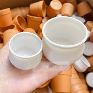 YICAI – fleurs de roses en <span class=keywords><strong>pot</strong></span>, plantes artificielles, bonsaï, ornements tricotés à la main, cadeaux de saint-valentin - Product Image 3