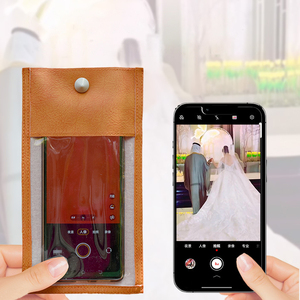 Bolsa de gamuza de PU antifotografía musulmana Privacidad digital Evento DE BODA Portador de teléfono móvil reutilizable No se permiten fotos Bolsa de teléfono - Product Image 1