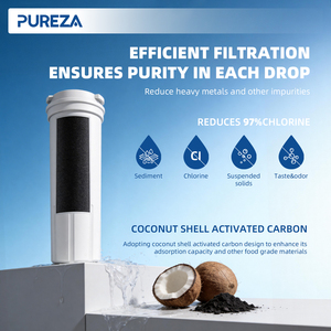 Filtre à eau pour réfrigérateur PUREZA Z029, compatible avec <span class=keywords><strong>Fisher</strong></span> Paykel 836848, 862285, 862284, certifié NSF42 - Product Image 4