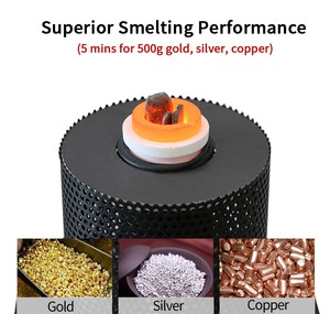 Four à induction <span class=keywords><strong>de</strong></span> fusion d'<span class=keywords><strong>or</strong></span> 2KG à vendre avec haute température 1600 degrés pour la fusion d'argent et d'<span class=keywords><strong>or</strong></span> - Product Image 3