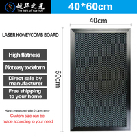 Panneaux alvéolaires en aluminium personnalisés Graveur laser CO2 Machine de découpe 1064nm Lit laser alvéolé Pièces de rechange incluses