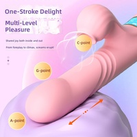 Masseur vibrant pour femmes, machine à pénétration, baguette de massage, recharge USB, contrôle par bouton, étanche IPX6, vente en gros pour adultes