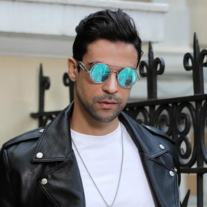 Lunettes de soleil steampunk personnalisées pour hommes, monture en métal, protection UV400, classe 2, style Instagram, tendance rétro - Product Image 4