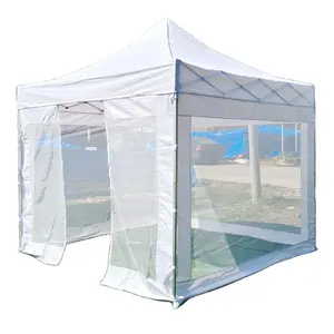 मेष मच्छर के साथ आउटडोर पॉप अप चंदवा दीवार कैंपिंग स्क्रीन हाउस स्क्रीन रूम तत्काल चंदवा तम्बू