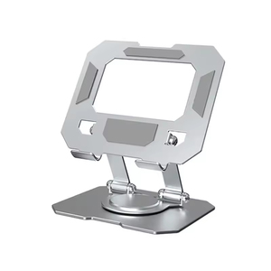Soporte de tableta de aleación de aluminio superventas para <span class=keywords><strong>iPad</strong></span> Pro 12,9/11 Air 10,9 rotación de 720 grados y ajuste de altura - Product Image 1