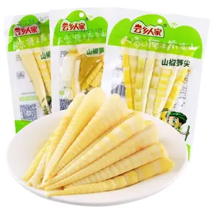 Bamboo shoot tip instant Yun Xiang Renjia mountain pepper pickled pepper bamboo shoot open bag instant hot and sour crispy bambo