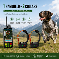 Collier anti-choc GPS Eseek : Cartes topographiques sur le dispositif + 10 niveaux de choc -- 1 télécommande et 2 colliers