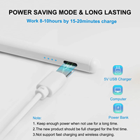 Stylet pour écran tactile Charge rapide Styliste haute sensibilité et précision Stylet universel pour téléphones/tablettes Android et IOS