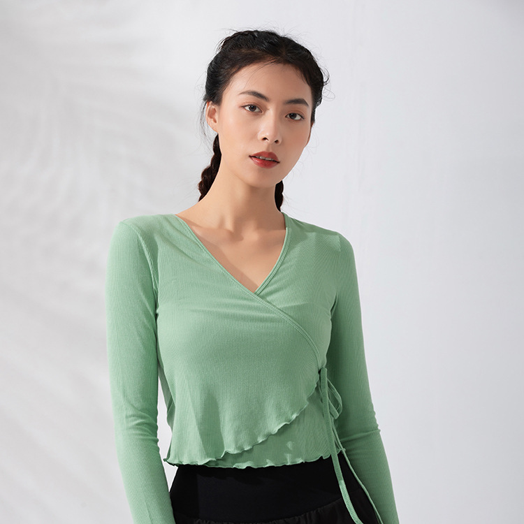 2025 QUFENG Pure Color Tight Fitness Clothes for Women Lightweight Breathable Long-Sleeved T-Shirts Elastic Yoga Tops
