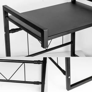 Estante de almacenamiento de artículos de organización del hogar de doble nivel de ahorro de espacio de diseño moderno, estante telescópico <span class=keywords><strong>para</strong></span> horno microondas en forma de <span class=keywords><strong>L</strong></span> <span class=keywords><strong>para</strong></span> Cocina - Product Image 5
