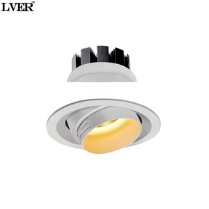 Zoom Spotlight LED Ceiling Light COB Downlight Adjustable Focus IP65 Corridor Bull's Eye for <strong>Background</strong> Wall Recessed LED - Product Image 1