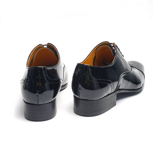 Zapatos de Vestir Formales Cómodos de Cuero Genuino para Oficina y Negocios, Hechos a Mano con Cuero Patentado, Precio de Fábrica al por Mayor - Product Image 6