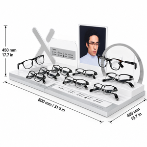 DSP Vietnam Factory Custom Counter LED Eyewear <b>Display</b> Backlit Ad Light <b>Box</b> Smart Sunglasses Watch <b>Display</b> Retail Showcase - Product Image 5