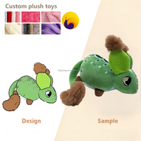 Peluche personnalisée avec broderie détaillée, jouets en peluche, cadeaux de fête, animaux en peluche sur mesure
