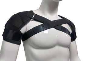 Correcteur d'épaule respirant réglable en néoprène avec double compression et logo personnalisé - Product Image 5