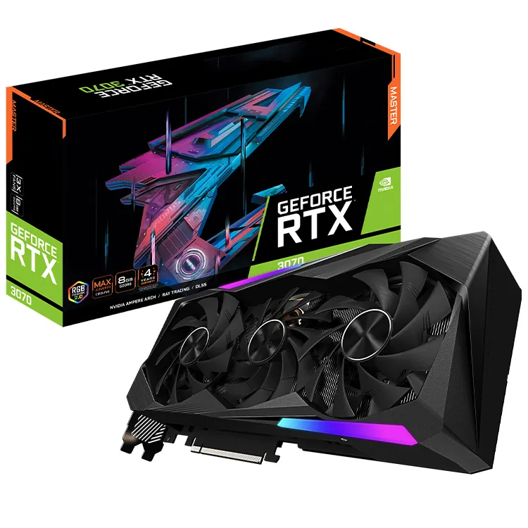 뜨거운 판매 Radeon RX 590 그래픽 3070 TI 2060 슈퍼 8GB 비디오 카드 Geforce RTX 3090 GPU 카드