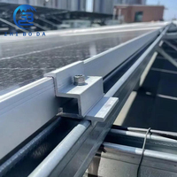 Abrazadera Solar Rápida de Aleación de Aluminio Anodizado, Abrazadera de Extremo Medio Duradera Anticorrosión, Accesorios Fotovoltaicos para Techos y Cocheras