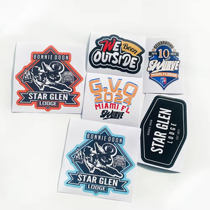 Etiqueta autoadhesiva duradera resistente a la intemperie resistente a los rayos UV, pegatina de vinilo de PVC impermeable, pegatinas personalizadas con logotipo de empresa troquelado - Product Image 6