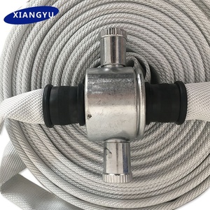 Venta caliente Fábrica 38 50 75 77 110mm 8 10 15bar Azul <span class=keywords><strong>Angus</strong></span> Duraline Lona de algodón usada Reparación de manguera de protección contra incendios - Product Image 3