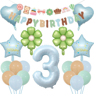 Set di palloncini di compleanno per Baby Shower retrò opaco <span class=keywords><strong>1</strong></span> ° decorazione per festa di <span class=keywords><strong>buon</strong></span> compleanno oggetti di scena per festa in Baby Shower per bambina - Product Image 6