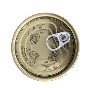 Tapa redonda de metal fácil de tirar de 73mm para mariscos enlatados para pulpo, salmón, sardinas, tarros de atún, botellas, Material de aluminio duradero - Product Image 1