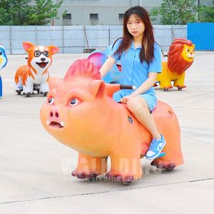 Dragon chinois électrique interactif à chevaucher - Scooter d'amusement télécommandé à batterie pour enfants, idéal pour centres commerciaux et places publiques - Product Image 2