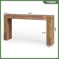 Table console de haute qualité pour salon, style moderne, meubles en bois massif, tables consoles en bois, meubles de salon