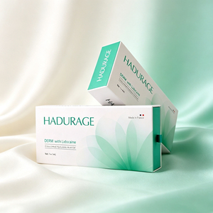 <span class=keywords><strong>Injection</strong></span> d'acide hyaluronique monophasique réticulé OEM HADURAGE Derm <span class=keywords><strong>1</strong></span> ml pour le comblement du visage, des lèvres et des joues - Product Image 1
