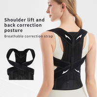 SHIWEI-5523 # Ceinture de soutien dorsal très vendue, correcteur de posture confortable, ceinture de protection dorsale unisexe pour adultes, taille universelle