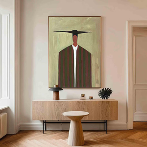 <span class=keywords><strong>Peinture</strong></span> à l'huile vintage figurative d'animaux, portrait impressionniste texturé, <span class=keywords><strong>peinture</strong></span> artisanale - Product Image 4