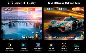 Téléphone Fossibot <span class=keywords><strong>pour</strong></span> site extrême F113 5G <span class=keywords><strong>Smartphone</strong></span> robuste Vision IR 50m 12Go+256Go Couvre tous les besoins professionnels et d'aventure - Product Image 4