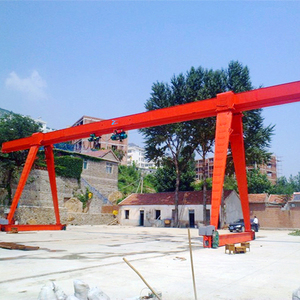 Grúa Pórtico Portátil Sencilla de Alta Calidad de 10 Toneladas, Elevador de Carga de 6M-12M con Control Remoto Eléctrico Montado sobre Riel - Product Image 6