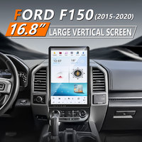 Autoradio 16,8 pouces pour Ford F150 2015-2020 avec système SYNC2/3, Android Auto, CarPlay, télécommande, lecteur DVD, garantie 1 an