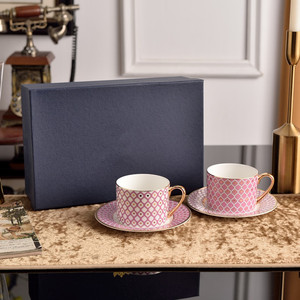 STAR Royal Blue Bone Porcelain Gold Plated Coffee Cup Plate Afternoon <b>Tea</b> Cup Plate - Product Image 5
