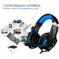 Edifier-casque d'écoute stéréo de Gaming G9000, 3.5mm, antibruit, avec lumière LED, pour Switch, PS4, Xbox One, PC