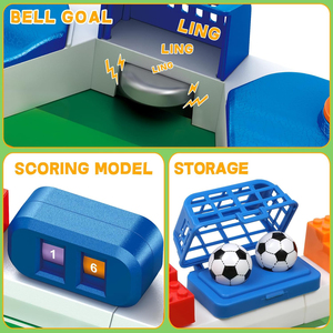 Mini Table de Baby-Foot pour Enfants, Ensemble de Jeu de Football, Cadeaux pour Garçons, Jeux de Football de Table pour Salle de Jeux Intérieure, Jouets de Flipper - Product Image 4