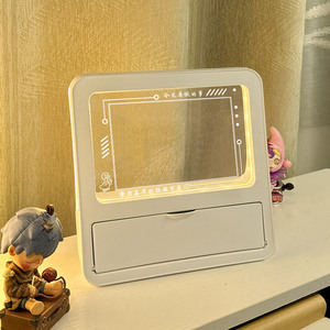Base de plástico con bolígrafo de caja vacía, tablero acrílico borrado, tienda 3D DIY, lámpara de mesa de luz nocturna acrílica para regalo - Product Image 4