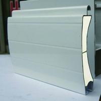 Shinilion Panneau de volet roulant en alliage d'aluminium double couche 37 mm, design moderne, ouverture verticale, durable, ISO9001/CE