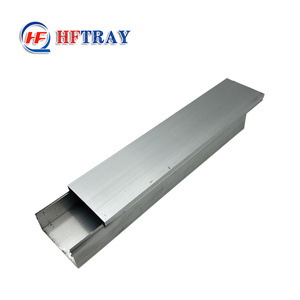 HFTRAY Chemin de câbles en aluminium 100 mm avec rail latéral massif pré-galvanisé pour la pose de câbles - Product Image 2