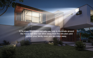 Caméra <span class=keywords><strong>de</strong></span> sécurité solaire <span class=keywords><strong>WiFi</strong></span> ShooCam 5MP avec projecteur LED intégré, éclairage <span class=keywords><strong>de</strong></span> jardin, détecteur <span class=keywords><strong>de</strong></span> <span class=keywords><strong>mouvement</strong></span> PIR pour une utilisation à la maison et au jardin - Product Image 5