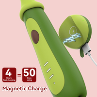 Meilleure brosse à dents électrique sonique magnétique rechargeable pour enfants, en silicone souple, avec support mural, étanche IPX7, pour garçons et filles