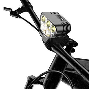 新设计高亮度循环前灯充电自行车发光二极管自行车灯