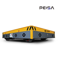 Carro de Transferencia Eléctrico sin Rieles Personalizado de 5, 15 y 50 Toneladas, Accionado por Batería, para Logística de Líneas de Ensamblaje