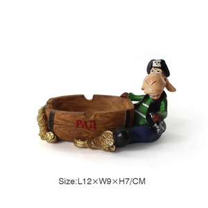 Cenicero de <span class=keywords><strong>vaca</strong></span> personalizable, artesanía de resina, decoración del hogar para mesa, adorno de Animal interesante - Product Image 4