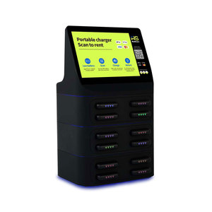 Estación de Alquiler de Baterías Portátiles OEM de 12 Ranuras con Carga Rápida de 60W y Batería de Litio-Polímero, Gran Venta - Product Image 1