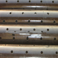 Tuyau filtrant perforé rond en acier inoxydable 304/316 galvanisé pour le forage de puits et le drainage